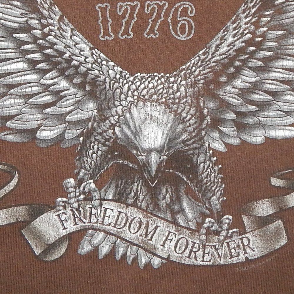 Sonoma women’s small America 1776 eagle flag patriotic graphic tee vintage - Picture 9 of 11